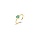 Anillo ágata fino verde